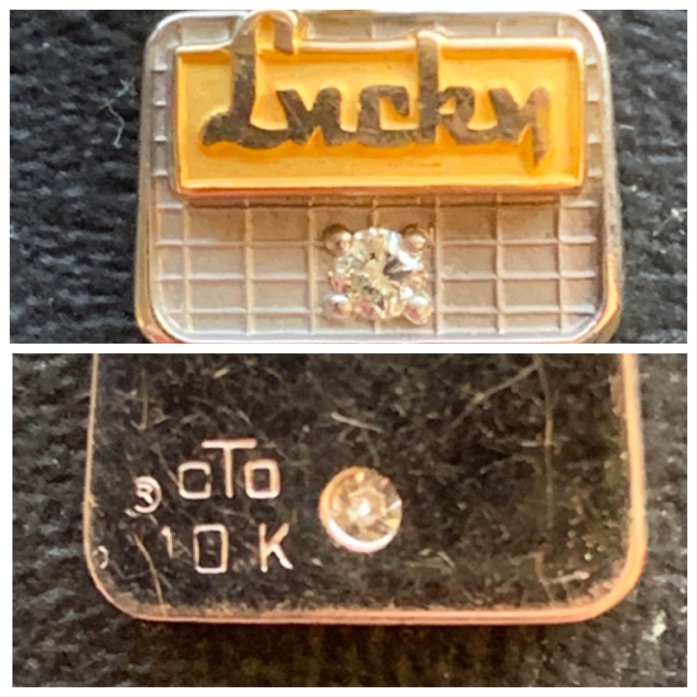 10K Lucky Charm on 12K G.F. Bracelet